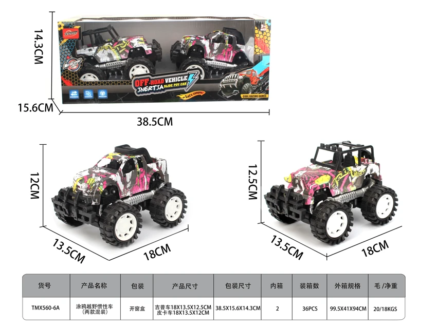 Graffiti Off-Road Inertia Car