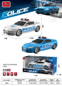 Light and music electric omnidirectional Martin police car