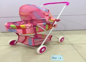 Double-Layer Fabric Header Bag (Small Wheels)