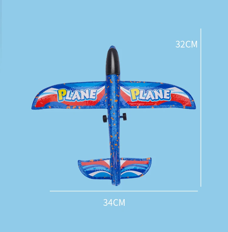 Foam Airplane with Stickers