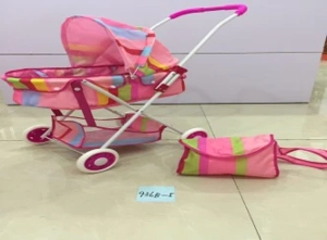 Double-Layer Fabric Header Bag (Small Wheels)