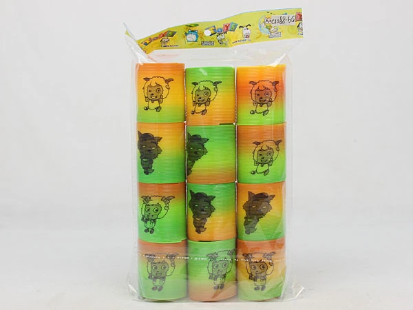 Pleasant Goat and Big Big Wolf Rainbow Rings