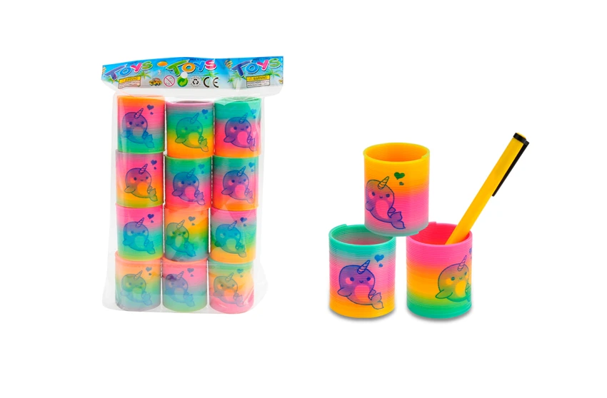 12 Unicorn Whale Rainbow Rings