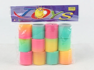 12 round rainbow rings