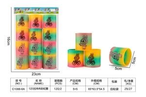 12 Labbubu Rainbow Rings