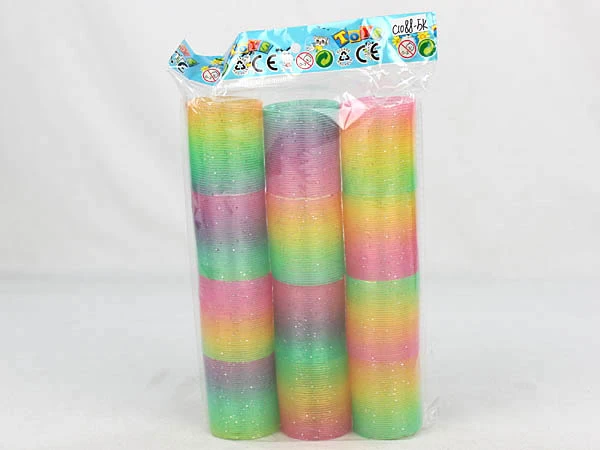 12 Glitter Rainbow Rings