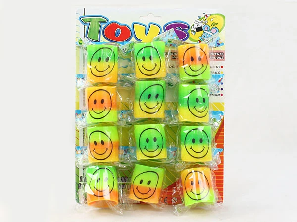 12 Medium Smile Board Rainbow Rings