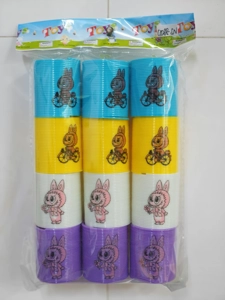 12 Labbubu Rainbow Rings