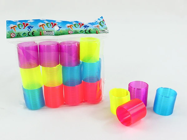 12 four-color transparent rainbow rings