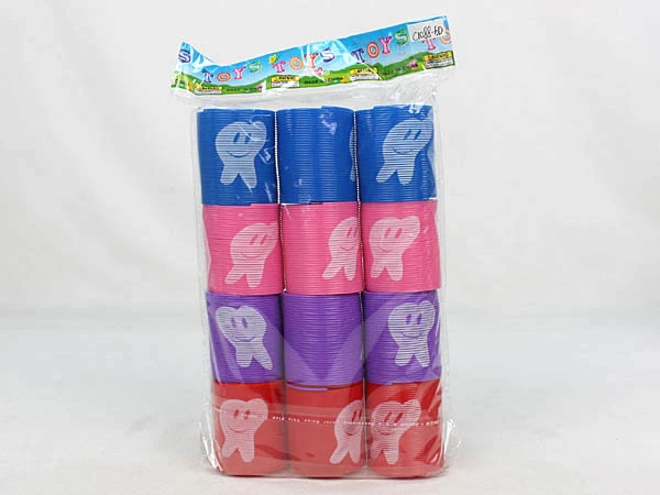 12 Rainbow Rings with Tooth Imprint