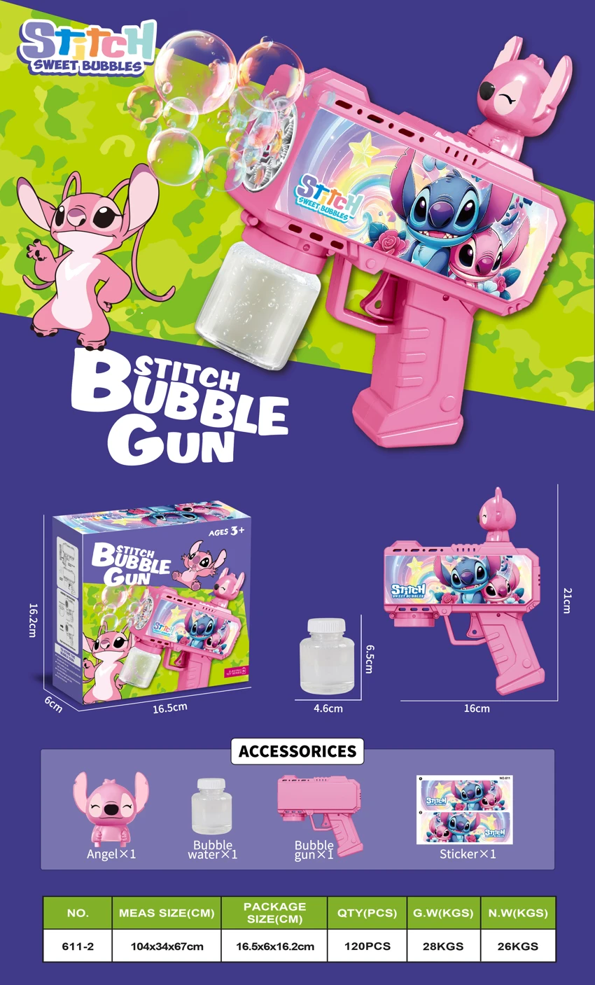 Stitch Children\'s Bubble Gun