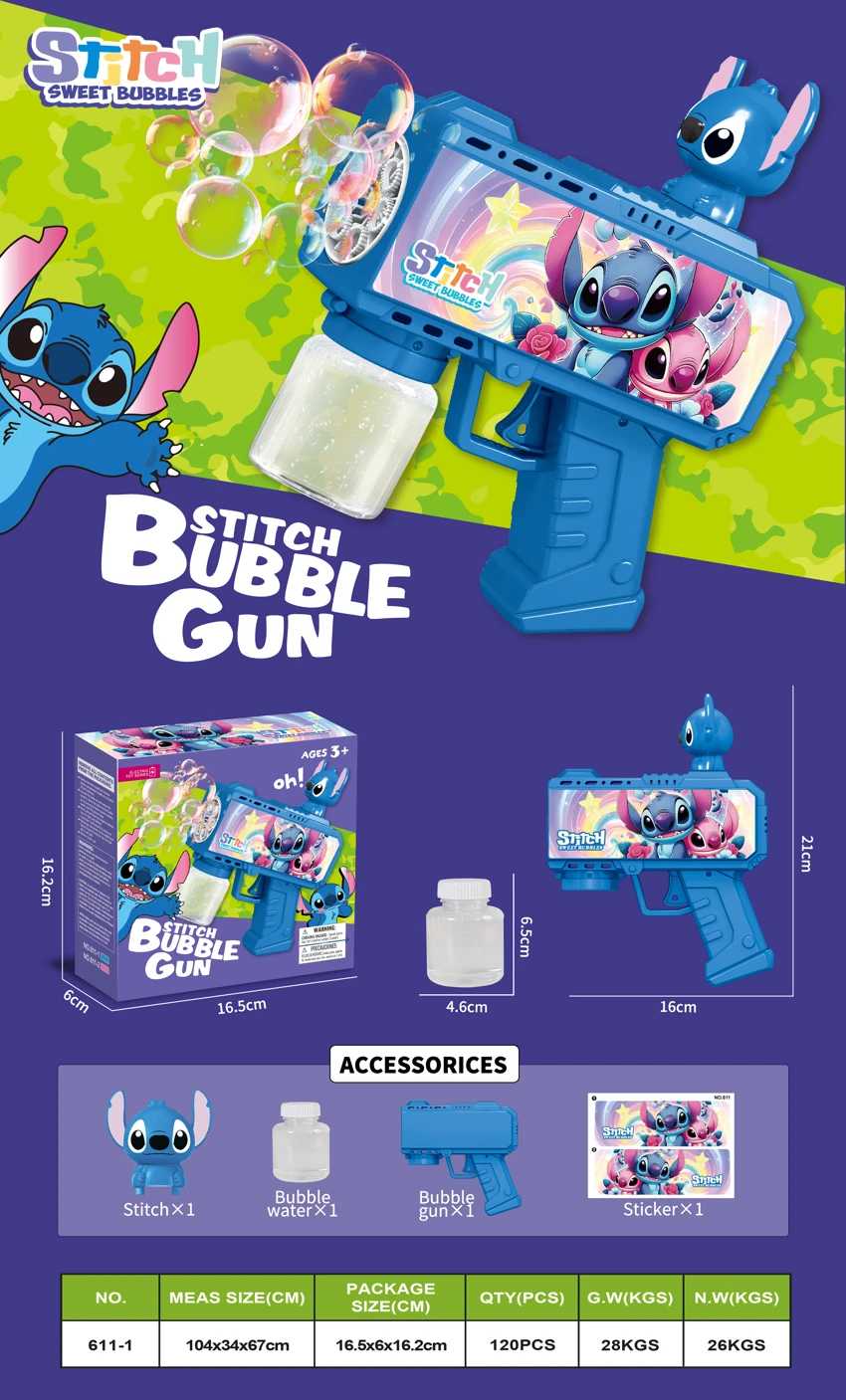 Stitch Children\'s Bubble Gun