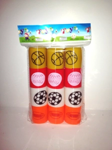 12 sports ball rainbow rings