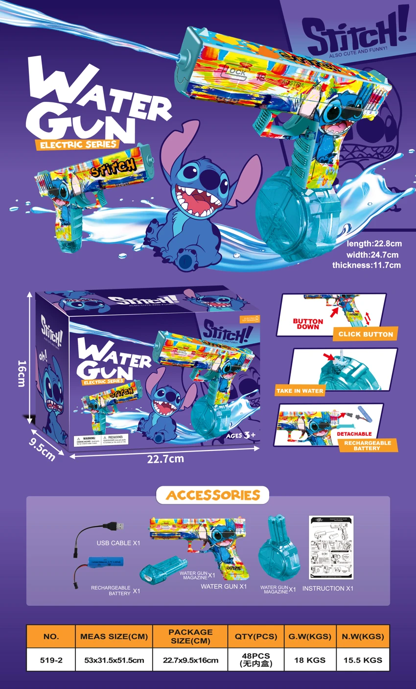 Electric Pulse Water Gun