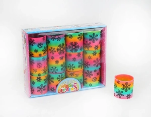 12 snowflake rainbow rings