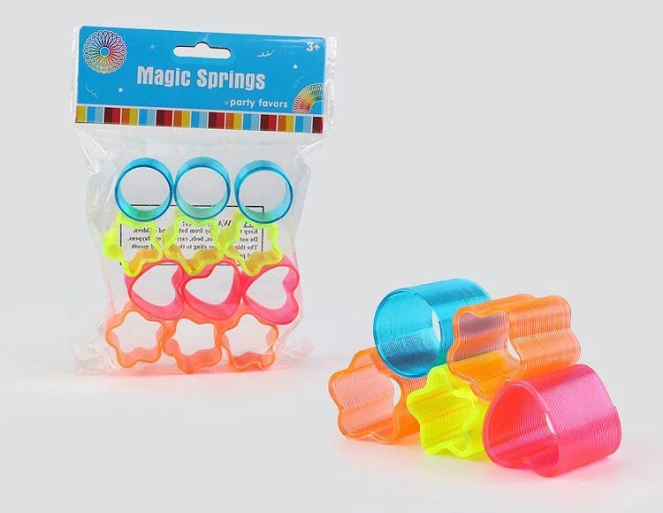 Four Styles Transparent Odd-Shaped Rainbow Rings
