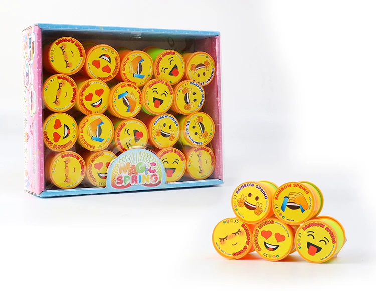 Double-cap emoji rainbow rings