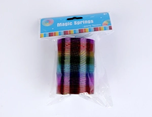 10cm Striped Foil Rainbow Ring