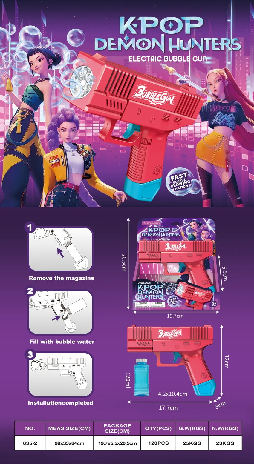 Demon Huntress Bubble Gun