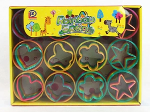 Round + Medium Odd-Shaped Mixed Rainbow Rings