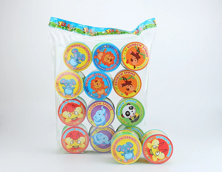 12 Double-Lid Rainbow Rings