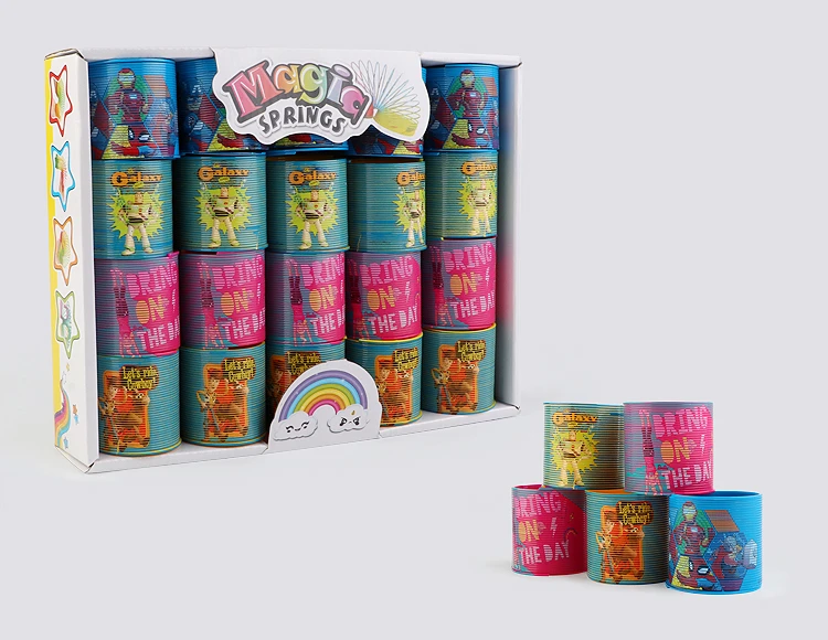 20 Heat Print Rainbow Rings