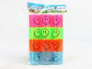 New transparent smiley face rainbow rings