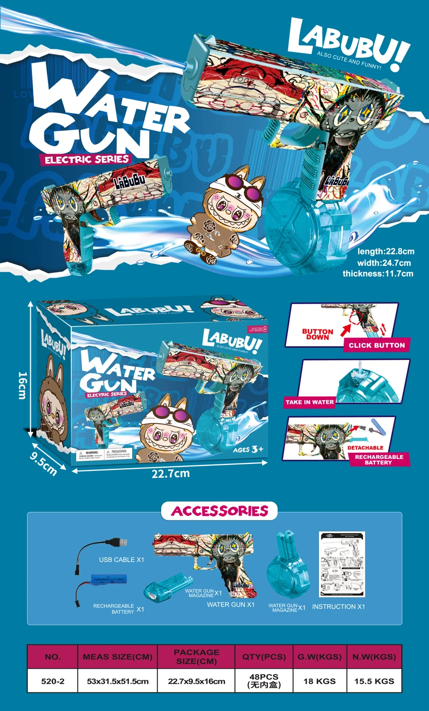 Electric Pulse Water Gun