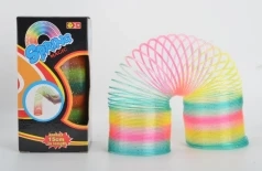 7.5X15CM Gold Glitter Rainbow Ring