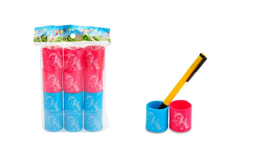 12 unicorn rainbow rings