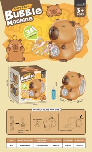 Capybara Bubble Gun