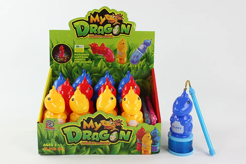 Dinosaur Lantern Rainbow Ring