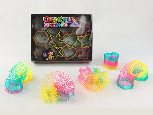 4 Types of Glitter Deformed Rainbow Rings