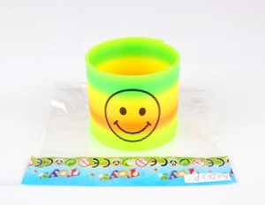 No. 2 Smiley Face Rainbow Ring