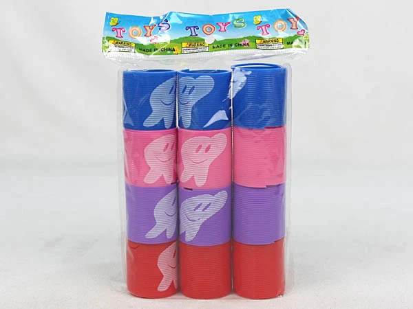 12 4-color teeth rainbow rings