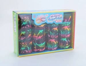 12 Dolphin Print Rainbow Rings