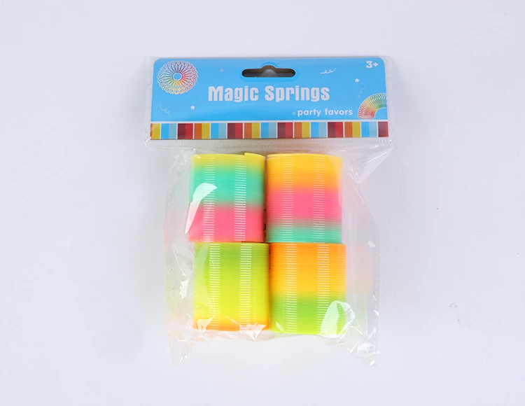 4-pack Mixed Color Rainbow Rings