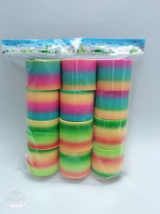 No. 2 Rainbow Rings, 12 Pieces per Pack