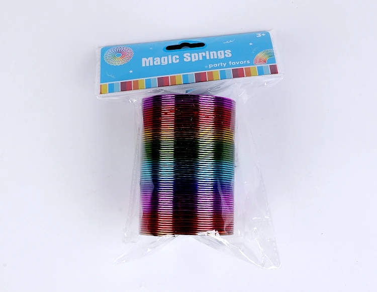 10cm Horizontal Stripe Gold Foil Rainbow Rings