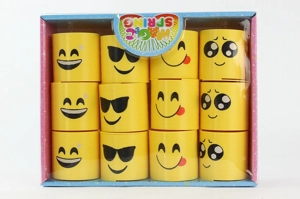 12 QQ emoji rainbow rings
