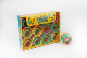 2-in-1 Gold Glitter Rainbow Rings