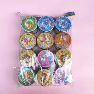 12 Double-Lid Rainbow Rings