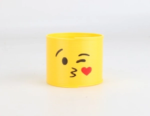 Flying kiss emoji rainbow ring