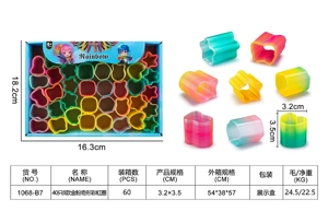 40 pieces of 8 kinds of gold glitter uniquely shaped rainbow rings