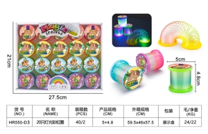 20 Light Rainbow Rings