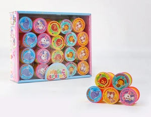 20 double-cap rainbow rings