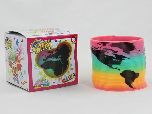 No. 2 Map Print Rainbow Ring