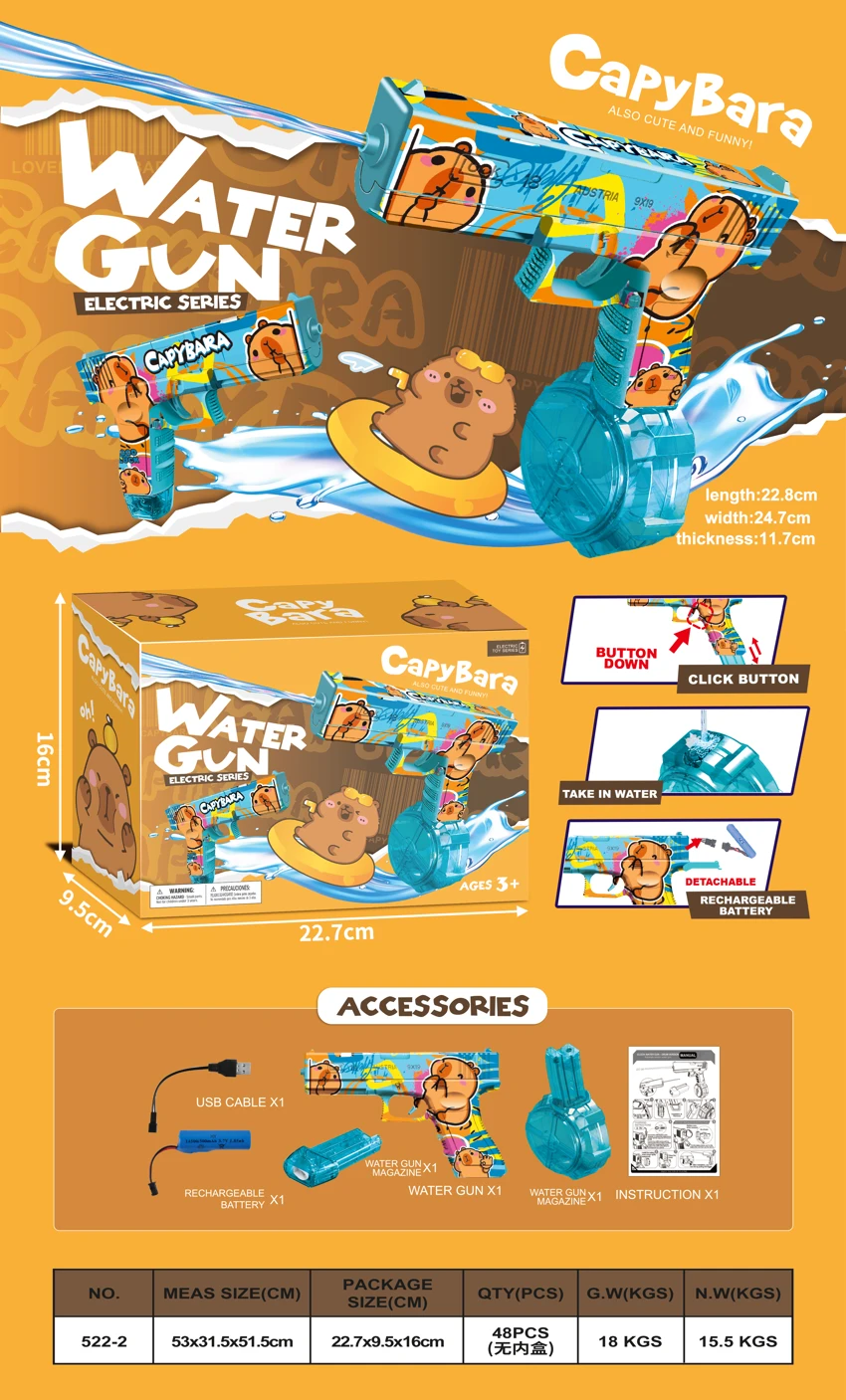 Electric Pulse Water Gun