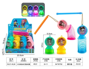 12 Kuromi Lantern Rainbow Rings