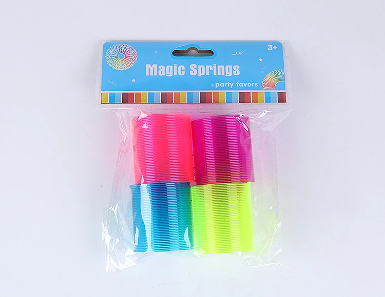 4-pack Transparent 4-Color Rainbow Rings